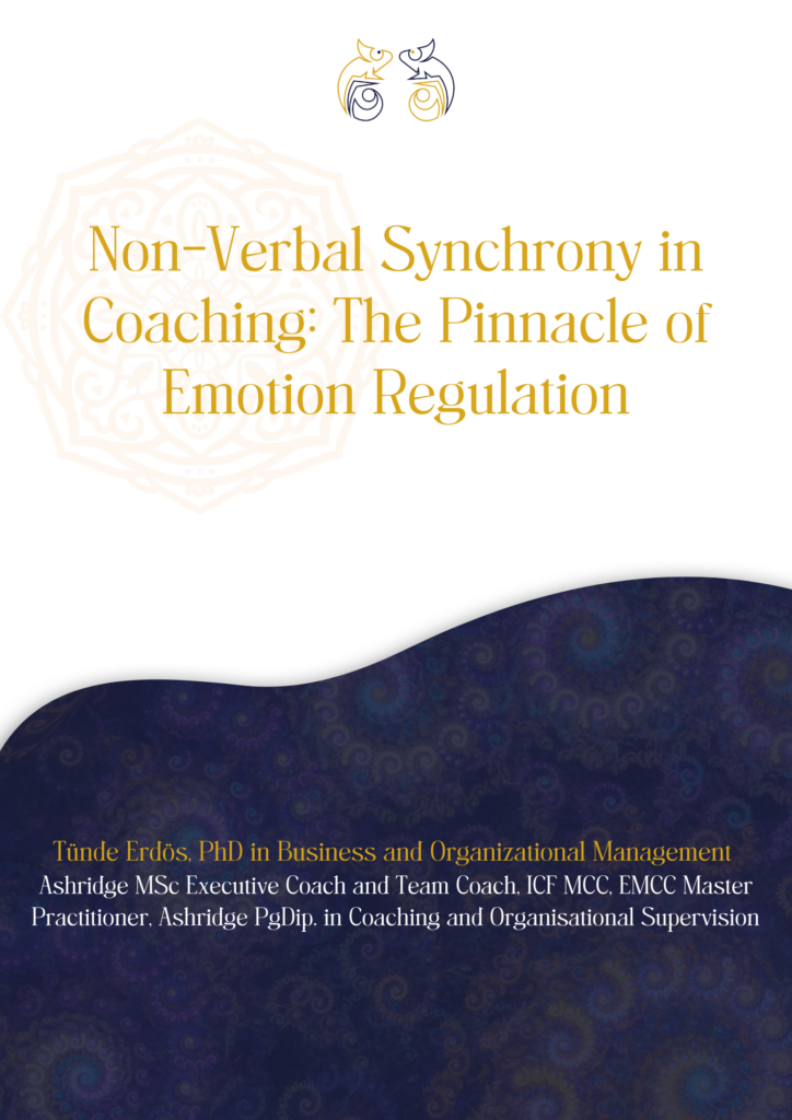 Non-Verbal Synchrony in Coaching The Pinnacle of Emotion Regulation